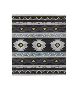 Dalyn Indoor/Outdoor Phoenix PH3 Black Washable 2'6" x 3'10" Rug