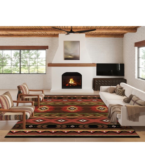 Dalyn Indoor/Outdoor Phoenix PH3 Chocolate Washable 2'6" x 3'10" Rug