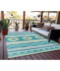 Dalyn Indoor/Outdoor Phoenix PH3 Teal Washable 2'6" x 3'10" Rug