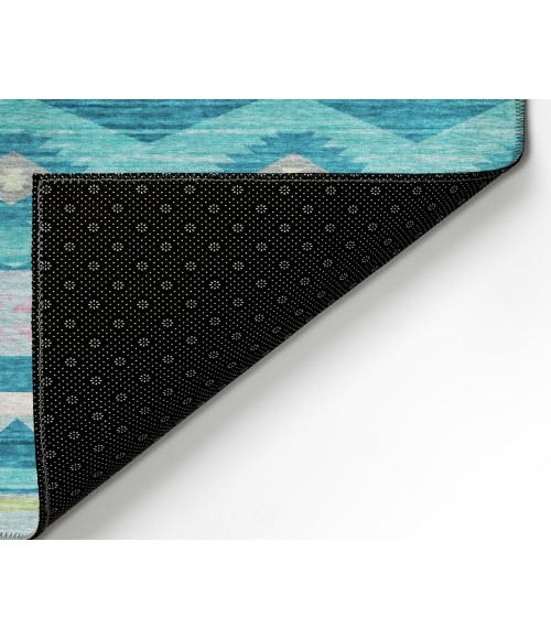 Dalyn Indoor/Outdoor Phoenix PH3 Teal Washable 2'6" x 3'10" Rug