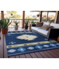 Dalyn Indoor/Outdoor Phoenix PH4 Navy Washable 2'6" x 3'10" Rug