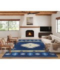 Dalyn Indoor/Outdoor Phoenix PH4 Navy Washable 2'6" x 3'10" Rug