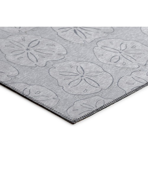 Dalyn Indoor/Outdoor Seabreeze SZ10 Silver Washable 2'6" x 3'10" Rug