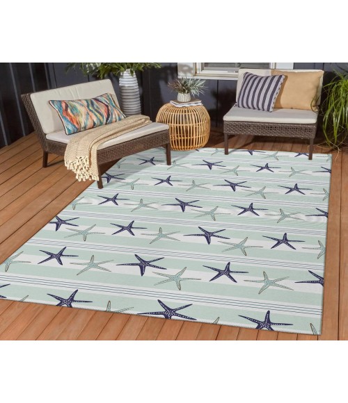 Dalyn Indoor/Outdoor Seabreeze SZ12 Mist Washable 2'6" x 3'10" Rug