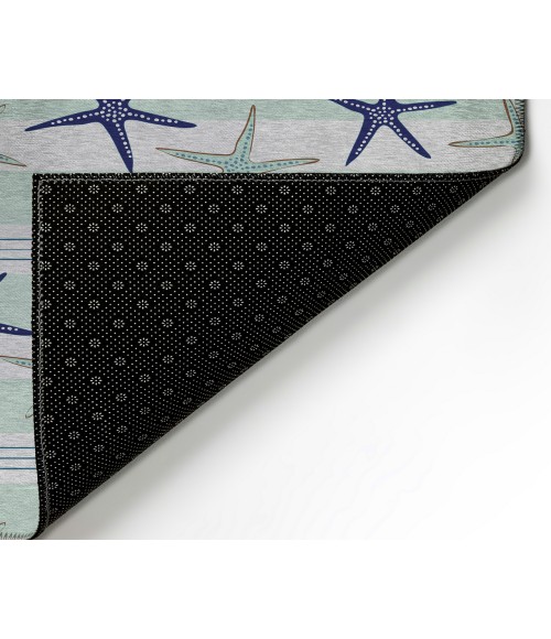 Dalyn Indoor/Outdoor Seabreeze SZ12 Mist Washable 2'6" x 3'10" Rug