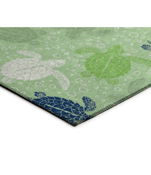 Dalyn Indoor/Outdoor Seabreeze SZ13 Aloe Washable 2'6" x 3'10" Rug