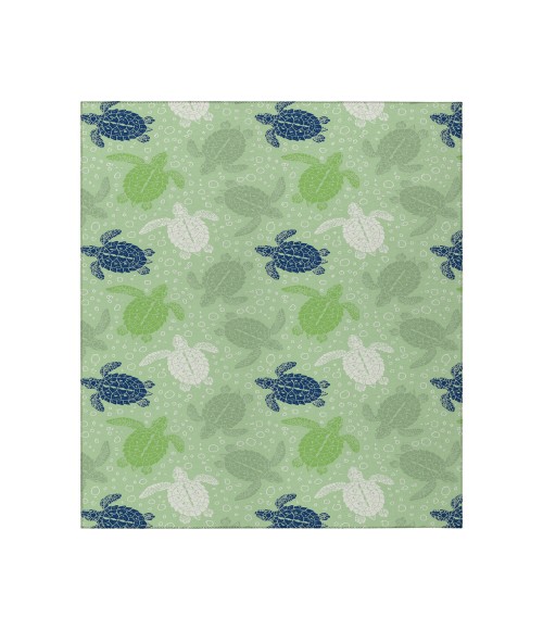 Dalyn Indoor/Outdoor Seabreeze SZ13 Aloe Washable 2'6" x 3'10" Rug