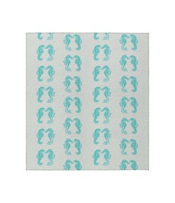 Dalyn Indoor/Outdoor Seabreeze SZ15 Teal Washable 2'6" x 3'10" Rug