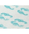 Dalyn Indoor/Outdoor Seabreeze SZ15 Teal Washable 2'6" x 3'10" Rug
