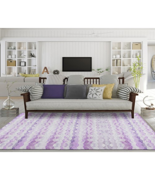 Dalyn Indoor/Outdoor Seabreeze SZ16 Violet Washable 2'6" x 3'10" Rug