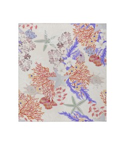 Dalyn Indoor/Outdoor Seabreeze SZ1 Ivory Washable 2'6" x 3'10" Rug