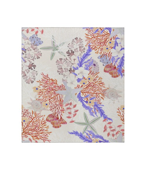 Dalyn Indoor/Outdoor Seabreeze SZ1 Ivory Washable 2'6" x 3'10" Rug
