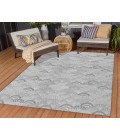 Dalyn Indoor/Outdoor Seabreeze SZ2 Silver Washable 2'6" x 3'10" Rug