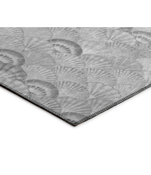 Dalyn Indoor/Outdoor Seabreeze SZ2 Silver Washable 2'6" x 3'10" Rug