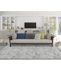 Dalyn Indoor/Outdoor Seabreeze SZ2 Silver Washable 2'6" x 3'10" Rug