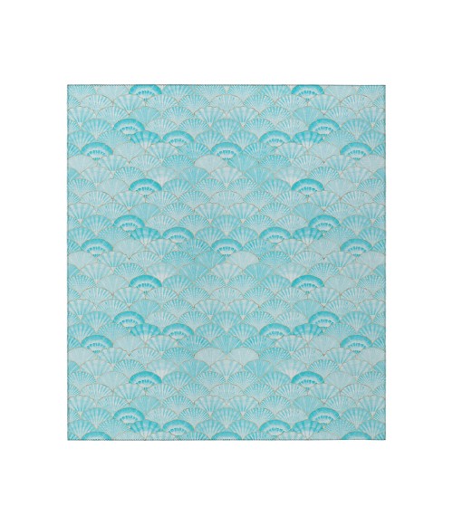 Dalyn Indoor/Outdoor Seabreeze SZ2 Teal Washable 2'6" x 3'10" Rug
