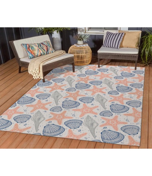 Dalyn Indoor/Outdoor Seabreeze SZ4 Flax Washable 2'6" x 3'10" Rug