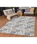 Dalyn Indoor/Outdoor Seabreeze SZ4 Silver Washable 2'6" x 3'10" Rug