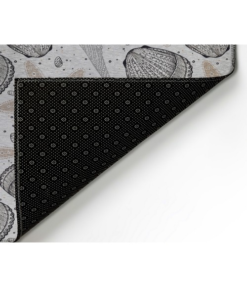 Dalyn Indoor/Outdoor Seabreeze SZ4 Silver Washable 2'6" x 3'10" Rug