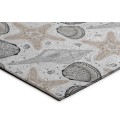 Dalyn Indoor/Outdoor Seabreeze SZ4 Silver Washable 2'6" x 3'10" Rug