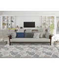 Dalyn Indoor/Outdoor Seabreeze SZ4 Silver Washable 2'6" x 3'10" Rug