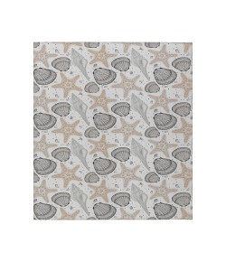 Dalyn Indoor/Outdoor Seabreeze SZ4 Silver Washable 2'6" x 3'10" Rug