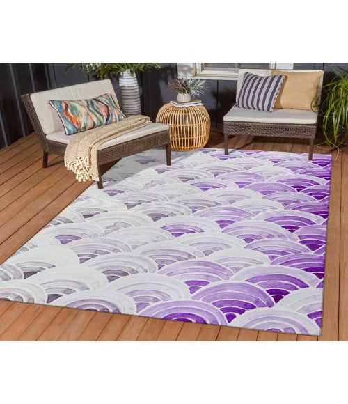 Dalyn Indoor/Outdoor Seabreeze SZ5 Violet Washable 2'6" x 3'10" Rug