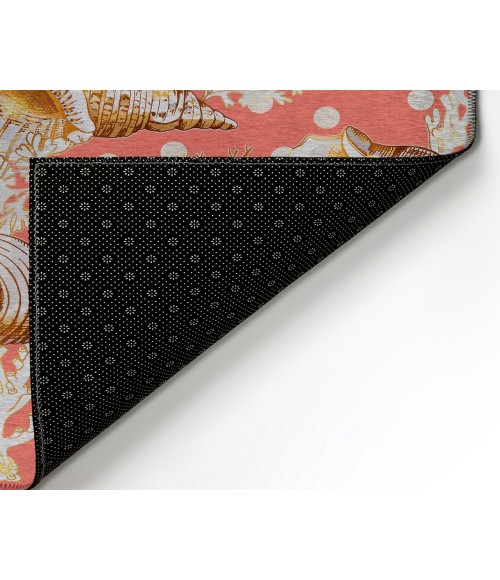 Dalyn Indoor/Outdoor Seabreeze SZ6 Salmon Washable 2'6" x 3'10" Rug