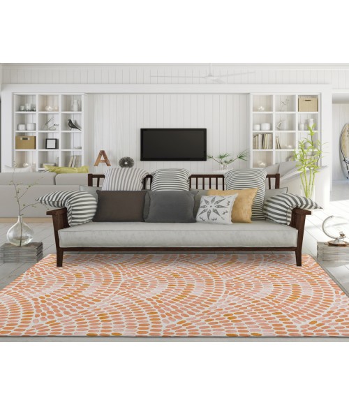 Dalyn Indoor/Outdoor Seabreeze SZ7 Salmon Washable 2'6" x 3'10" Rug