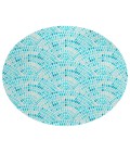 Dalyn Indoor/Outdoor Seabreeze SZ7 Teal Washable 8' Round Rug