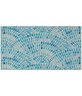 Dalyn Seabreeze Rug Dalyn Indoor/Outdoor Seabreeze SZ7 Teal Washable 1'8" x 2'6" Rug