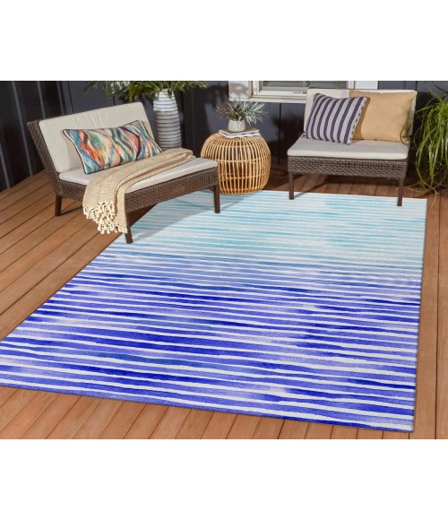 Dalyn Indoor/Outdoor Seabreeze SZ8 Navy Washable 2'6" x 3'10" Rug