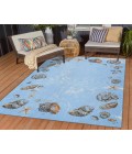 Dalyn Indoor/Outdoor Seabreeze SZ9 Denim Washable 2'6" x 3'10" Rug