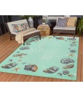 Dalyn Indoor/Outdoor Seabreeze SZ9 Lagoon Washable 2'6" x 3'10" Rug