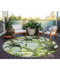 Dalyn Indoor/Outdoor Tropics TC10 Aloe Washable 8' x 8' Round Rug