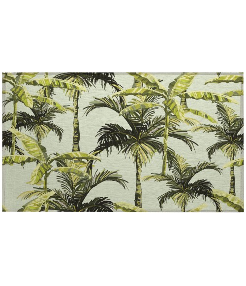 Dalyn Indoor/Outdoor Tropics TC10 Aloe Washable 1'8" x 2'6" Rug