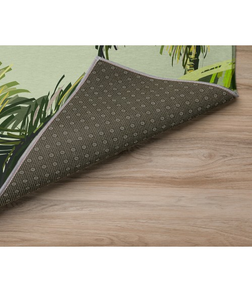 Dalyn Indoor/Outdoor Tropics TC10 Aloe Washable 8' x 8' Round Rug