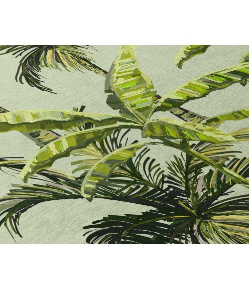 Dalyn Indoor/Outdoor Tropics TC10 Aloe Washable 8' x 8' Round Rug