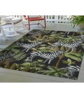 Dalyn Indoor/Outdoor Tropics TC13 Black Washable 10' x 14' Rug