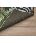 Dalyn Indoor/Outdoor Tropics TC13 Black Washable 10' x 14' Rug