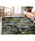 Dalyn Indoor/Outdoor Tropics TC13 Black Washable 10' x 14' Rug
