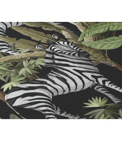 Dalyn Indoor/Outdoor Tropics TC13 Black Washable 8' x 8' Round Rug
