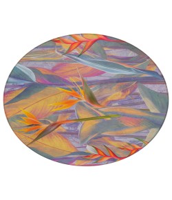 Dalyn Indoor/Outdoor Tropics TC14 Passion Washable 8' x 8' Round Rug
