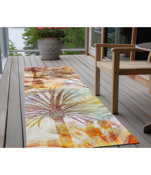 Dalyn Tropics Rug Dalyn Indoor/Outdoor Tropics TC15 Salmon Washable 2'3" x 7'6" Runner Rug