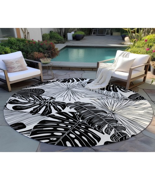 Dalyn Indoor/Outdoor Tropics TC16 Eclipse Washable 8' x 8' Round Rug