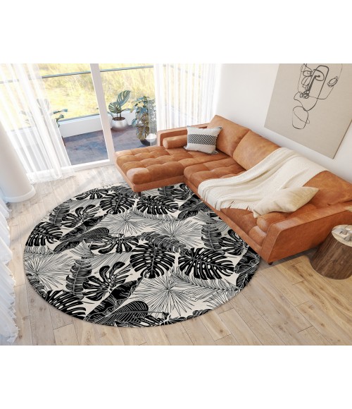 Dalyn Indoor/Outdoor Tropics TC16 Eclipse Washable 8' x 8' Round Rug