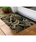 Dalyn Indoor/Outdoor Tropics TC1 Black Washable 1'8" x 2'6" Rug