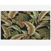 Dalyn Indoor/Outdoor Tropics TC1 Black Washable 1'8" x 2'6" Rug