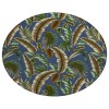 Dalyn Indoor/Outdoor Tropics TC1 Indigo Washable 8' x 8' Round Rug