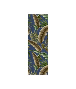 Dalyn Indoor/Outdoor Tropics TC1 Indigo Washable 2'3" x 7'6" Runner Rug